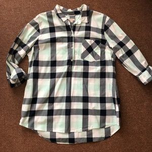 Merona spring plaid tunic